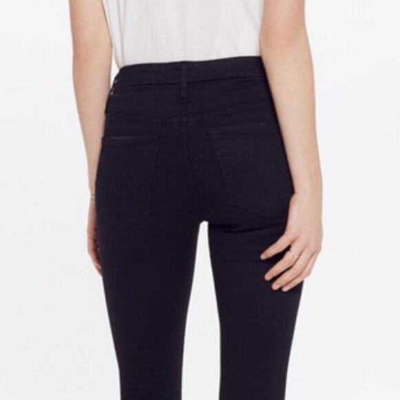 MOTHER | High-Waisted Looker Black Wash: Not Guilty Cut#604962 Size 25 - Picture 12 of 13
